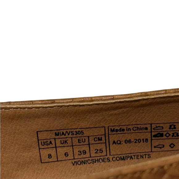 VIONIC Madison Mia Brown Snake Leather Women's Pumps #VS305-US: - Picture 10 of 11